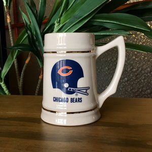 Vintage Chicago Bears Lewis Bros Beer Stein Mug
